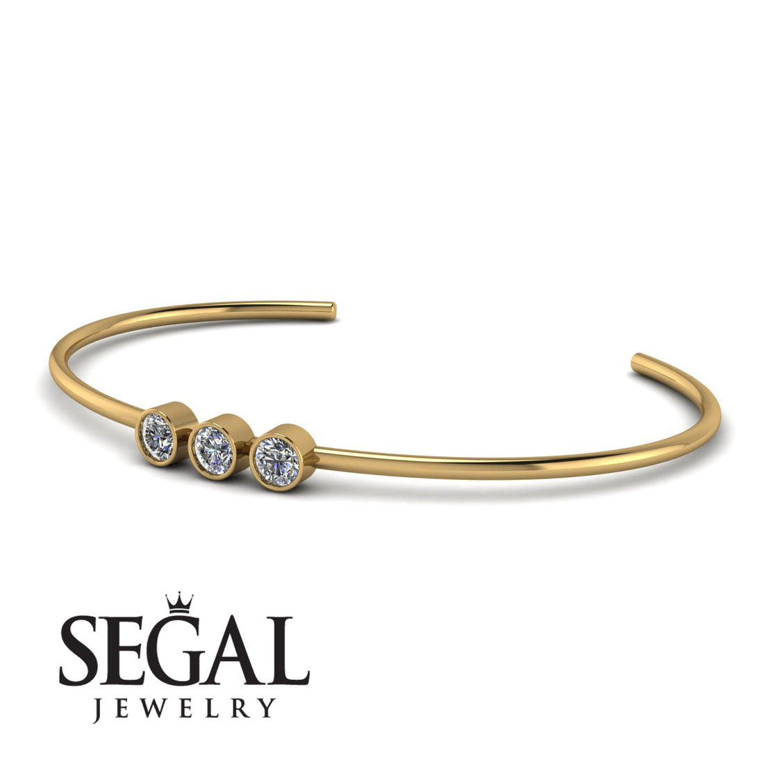 3 Stone Diamond Braclet - Eileen No. 1