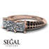 3 Stones Princess Diamond Ring - Rebecca No. 32 image 3