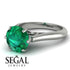 3ct Emerald Engagement Ring - June No. 36