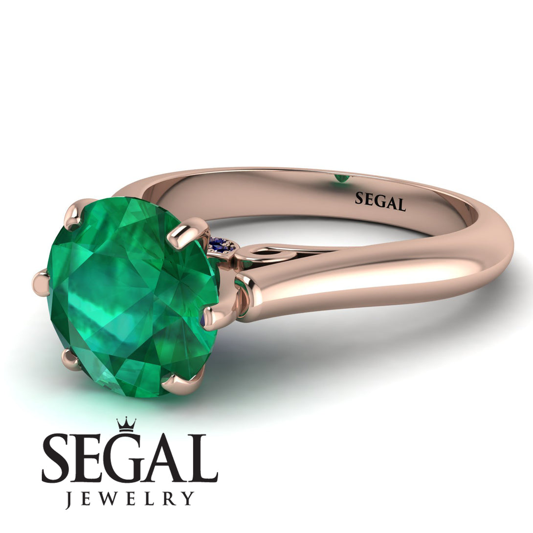 3ct Emerald Engagement Ring - June No. 65