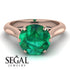 3ct Emerald Engagement Ring - June No. 65
