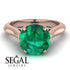 3ct Emerald Engagement Ring - June No. 50