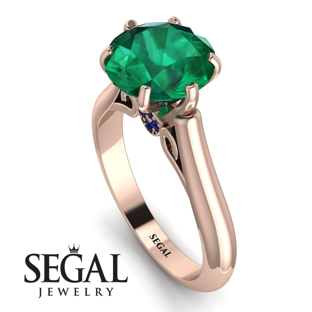 3ct Emerald Engagement Ring - June No. 65