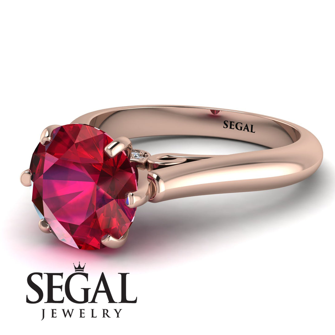 3ct Ruby Engagement Ring - June No. 11