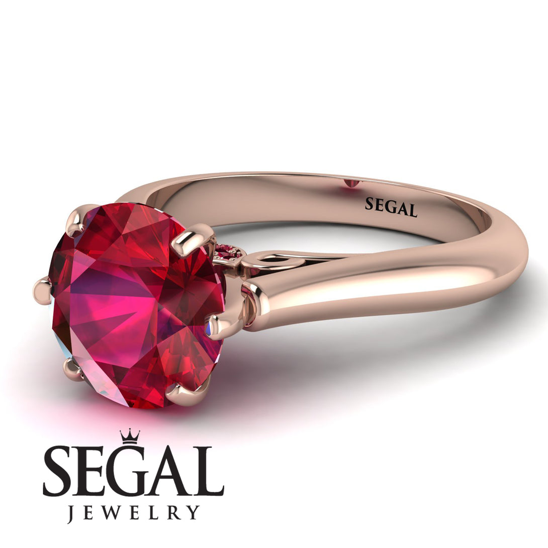3ct Ruby Engagement Ring - June No. 56