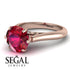 3ct Ruby Engagement Ring - June No. 11