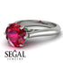 3ct Ruby Engagement Ring - June No. 27