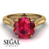 3ct Ruby Engagement Ring - June No. 40