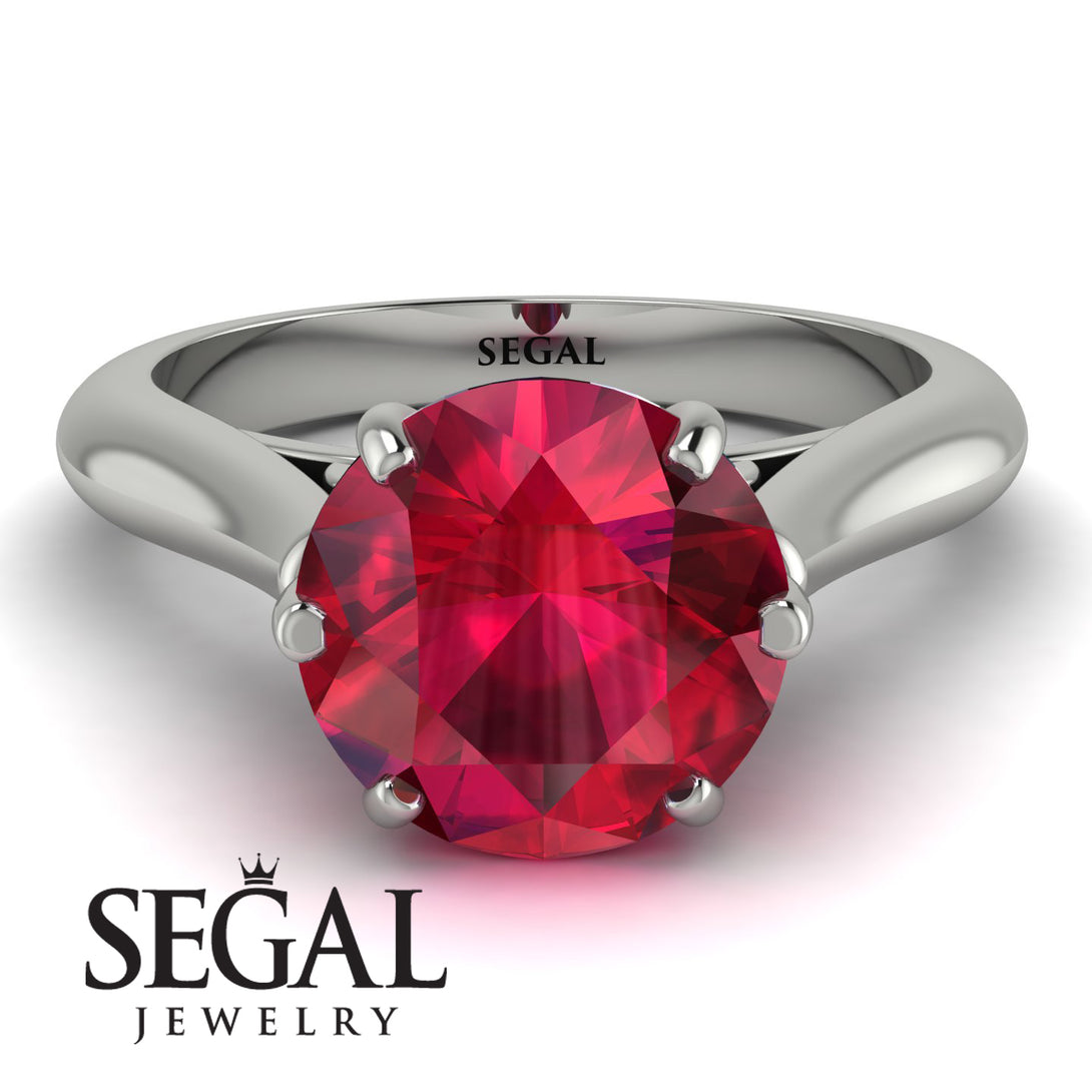 3ct Ruby Engagement Ring - June No. 42