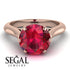 3ct Ruby Engagement Ring - June No. 56