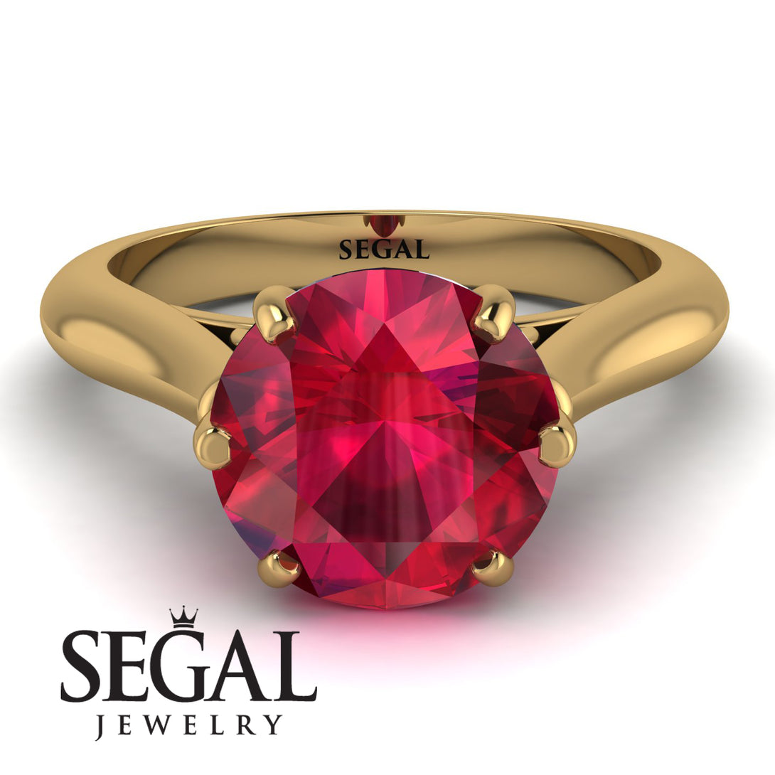3ct Ruby Engagement Ring - June No. 55