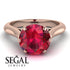 3ct Ruby Engagement Ring - June No. 11