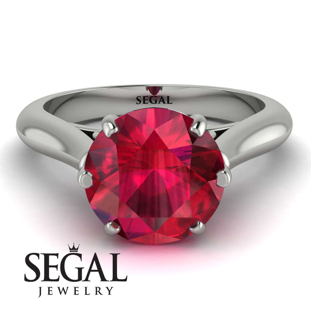 3ct Ruby Engagement Ring - June No. 57