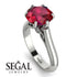 3ct Ruby Engagement Ring - June No. 12