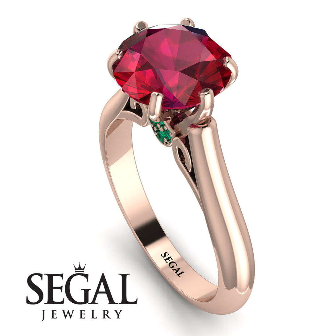 3ct Ruby Engagement Ring - June No. 26