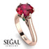 3ct Ruby Engagement Ring - June No. 26