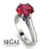 3ct Ruby Engagement Ring - June No. 72