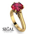 3ct Ruby Engagement Ring - June No. 70