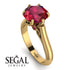 3ct Ruby Engagement Ring - June No. 55