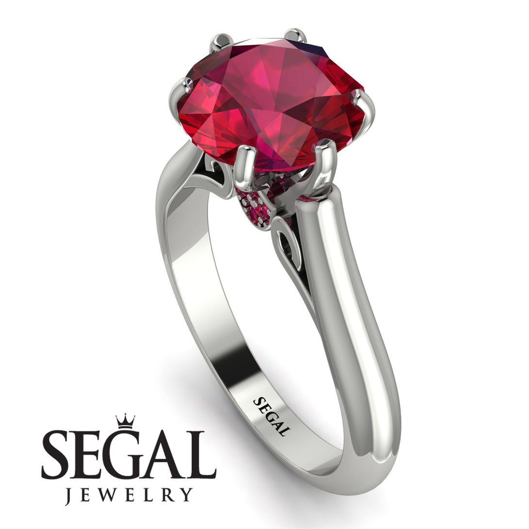 3ct Ruby Engagement Ring - June No. 57