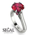 3ct Ruby Engagement Ring - June No. 57