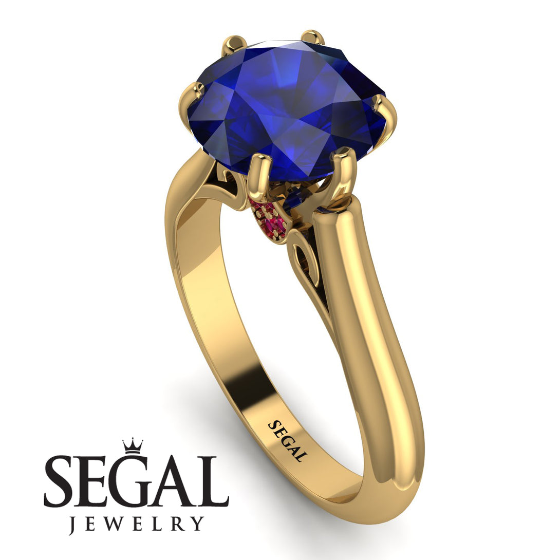 3ct Sapphire Engagement Ring - June No. 58
