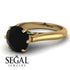 3ct Black Diamond Engagement Ring - June No. 22