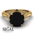 3ct Black Diamond Engagement Ring - June No. 7 image 12