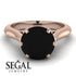 3ct Black Diamond Engagement Ring - June No. 23 image 2