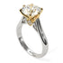 Two Tones 3ct Diamond Engagement Ring - June No. 77