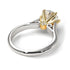 Two Tones 3ct Diamond Engagement Ring - June No. 77