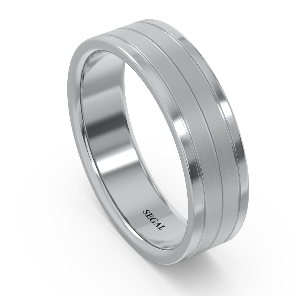 Classic Minimal Wedding Band - Theodore No. 3