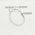 Minimalist Geometric Diamond Ring - Kimberly No. 13 image 4
