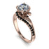 Twist Shank Diamond Engagement Ring - Maria No. 32