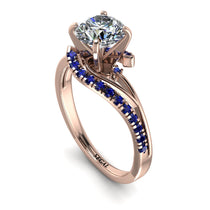 Twist Shank Diamond Engagement Ring - Maria No. 62 image 1