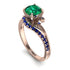 Twist Shank Emerald Engagement Ring - Maria No. 65 image 1