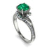 Twist Shank Emerald Engagement Ring - Maria No. 6 image 1