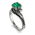 Twist Shank Emerald Engagement Ring - Maria No. 36 image 1