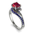 Twist Shank Ruby Engagement Ring - Maria No. 72 image 1