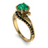 Twist Shank Emerald Engagement Ring - Maria No. 34 image 1