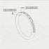 Emerald Cut Diamond Milgrain Eternity Ring - Teagan No. 33