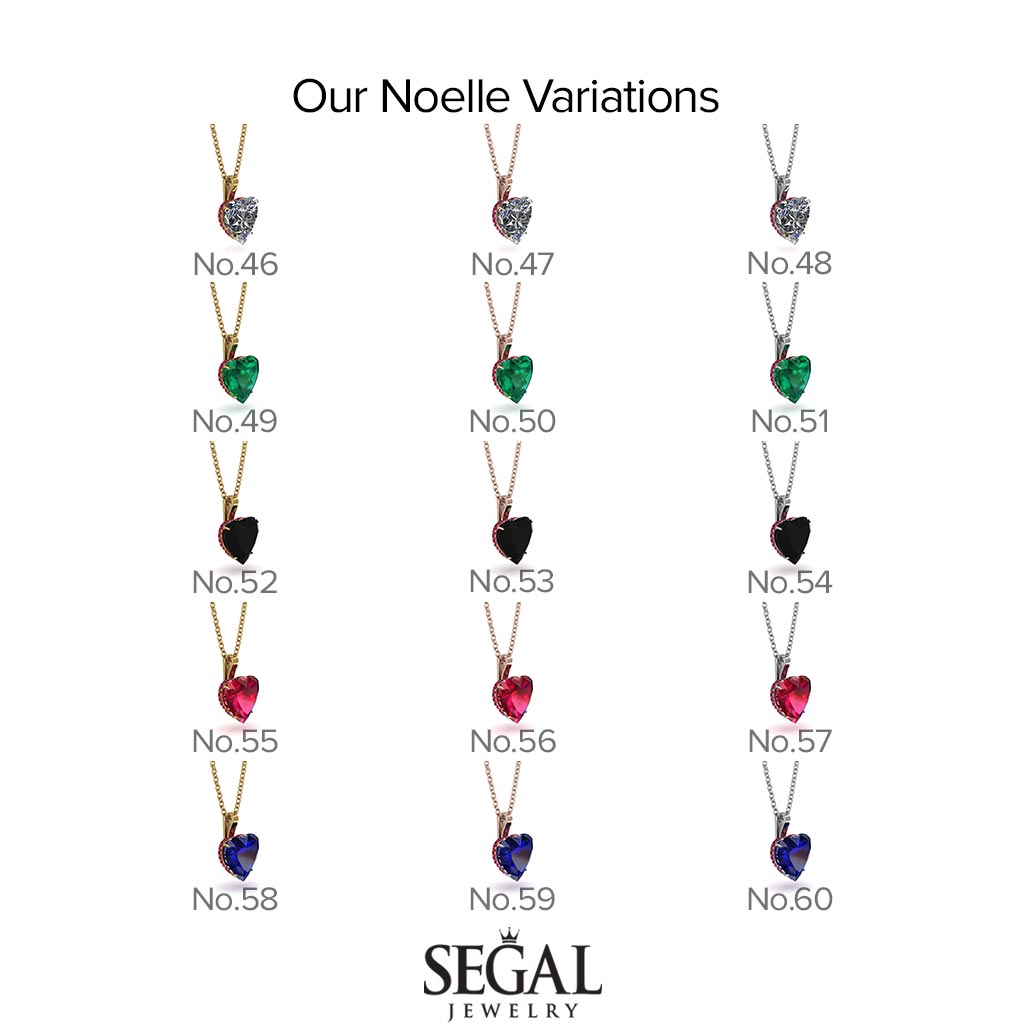 Heart Diamond Necklace - Noelle No. 62