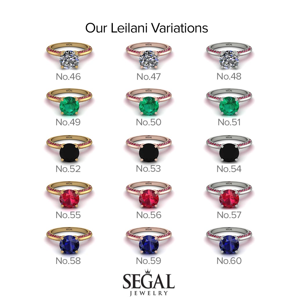 Classic Diamond Ring With A Twist - Leilani No. 3