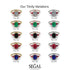 Geometrical Bezel Black Diamond Ring - Trinity No. 37