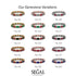 Emerald Cut Ruby Bezel Eternity Ring - Genevieve No. 11
