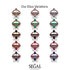 Symmetrical Twist Shank Pear Ruby Ring - Eliza No. 72