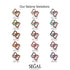 Two Hearts Black Diamond Ring - Selena No. 24
