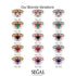 Flower 0.5 Carat Sapphire Pave Engagement Ring - Brenda No. 15 image 8