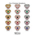 Solid Clower Flower Sapphire Bridal Set - Christine No. 45 image 8