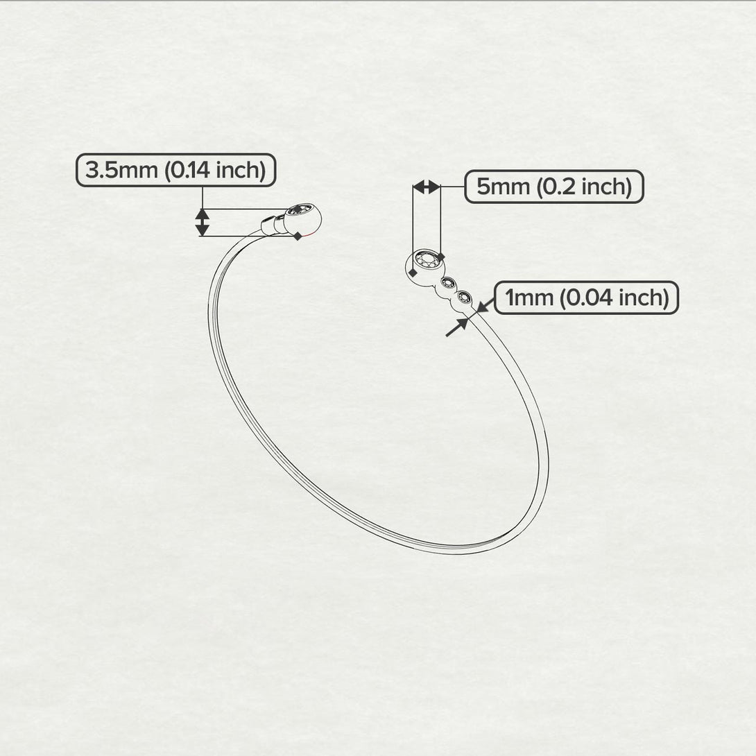 Geometric Bezel Ruby Bracelet - Josie No. 12